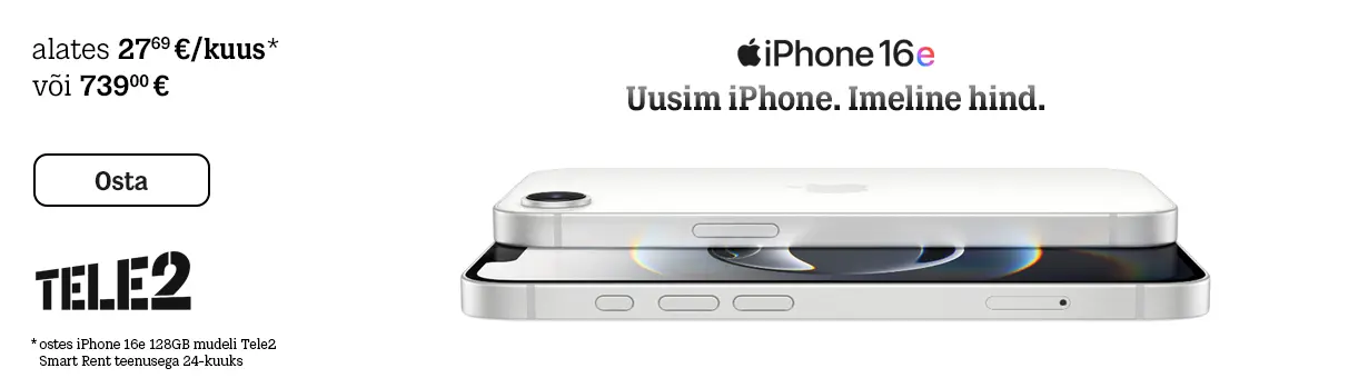 Uus Apple iPhone 16e nüüd müügil!